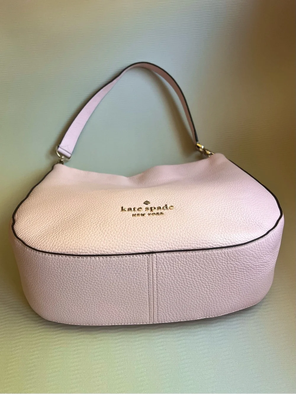 Kate Spade Lexy Large Hobo Shoulder Bag Chalk Pink Leather NWOT